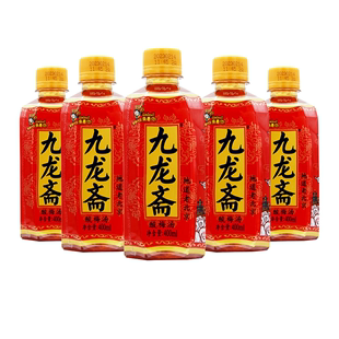 饮品 火锅伴侣夏季 15瓶整箱家庭装 九龙斋老北京酸梅汤饮料400ml