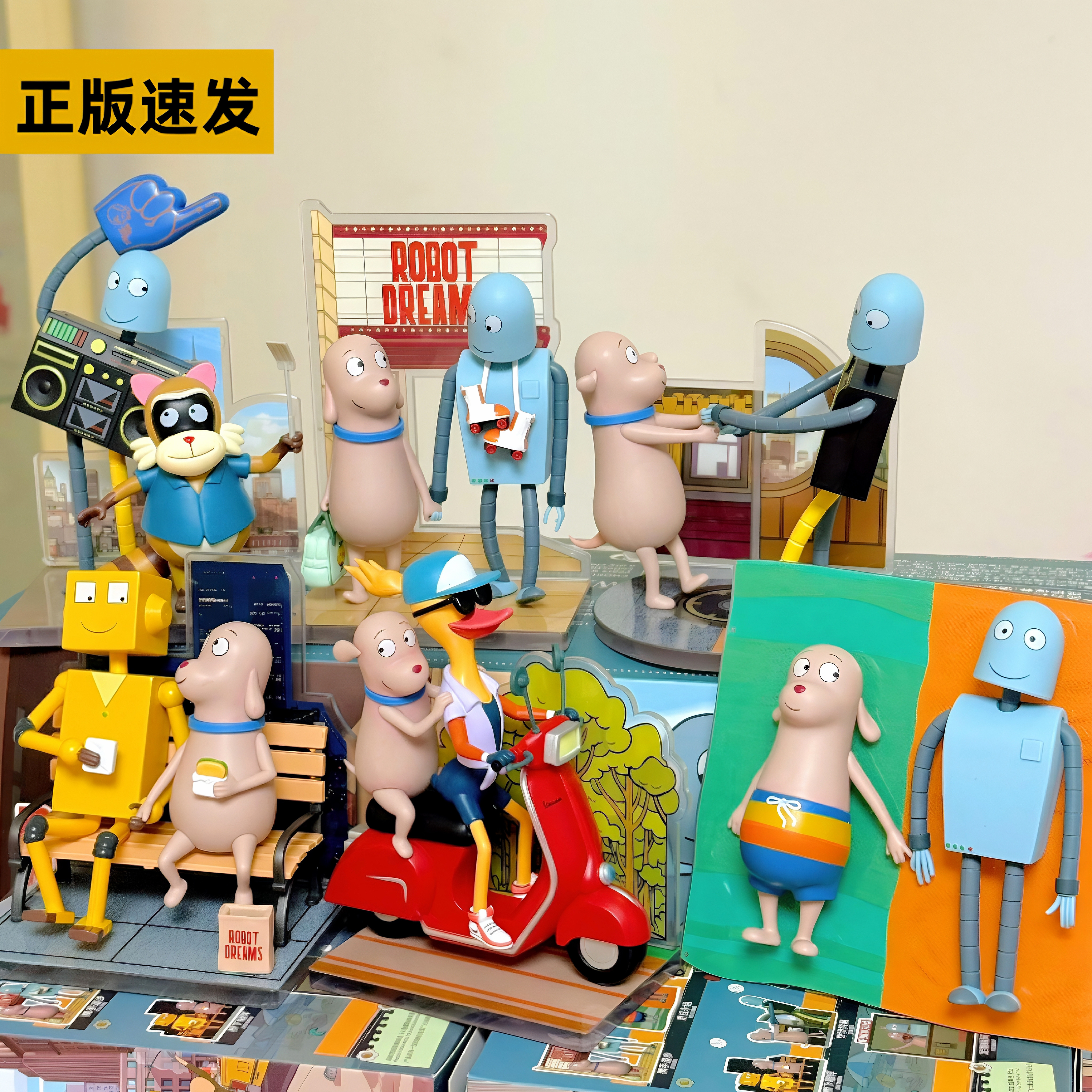 正版LUCK MOAI机器人之梦系列盲盒潮玩手办公仔玩偶摆件礼物玩具图片