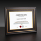 荣誉证书框a4展示框奖状相框专利证奖状框带卡纸高级感裱框边框