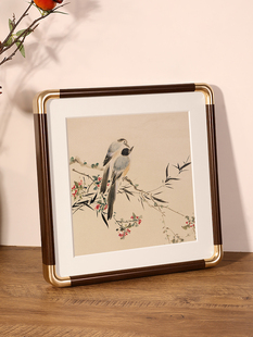 方形相框空框相框装裱十字绣相框圆角相框中国画自组装相框定制