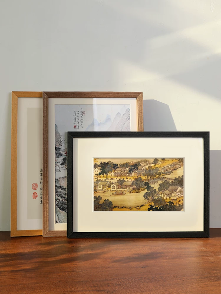 Фото frame из натурального дерева, настенный держатель, головоломка, постер