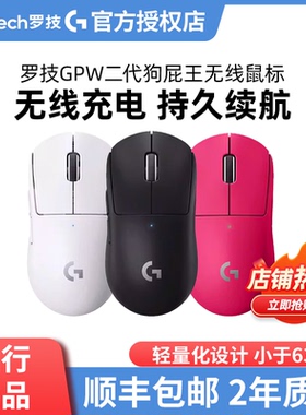 罗技gpw二代狗屁王2代无线电竞游戏鼠标金刚gpwx63g轻量化cs拆包