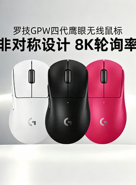 罗技GPW4鹰眼狗屁王四代无线鼠标双模电竞游戏8K轻量化GPRO拆包