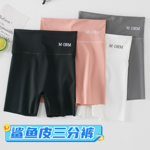 儿童鲨鱼裤女童三分裤高腰显瘦短裤无痕防走光安全裤夏瑜伽打底裤