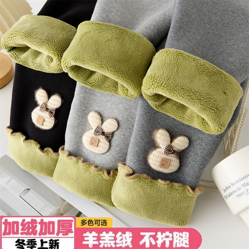 女童一体绒裤子女宝宝加绒加厚秋冬保暖裤洋气外穿特厚长裤打底裤,童装/婴儿装/亲子装,裤子,淘宝优惠券,粉丝福利购,淘宝优惠卷