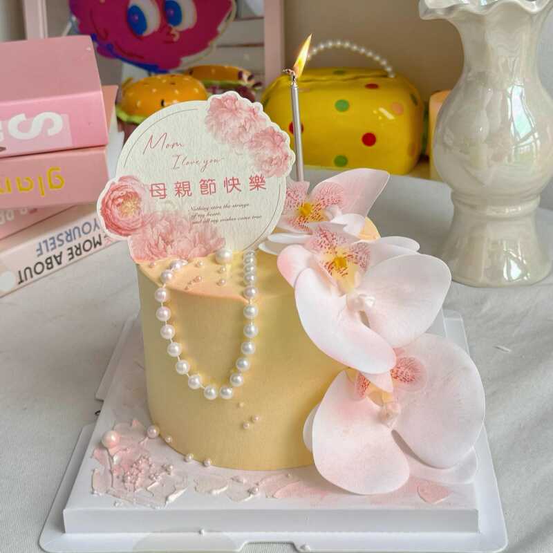 莫奈花园妈妈小插卡插件插牌