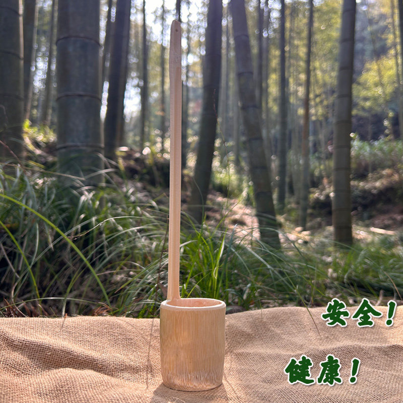竹子打酒提子 老式酒提吊子 竹勺子长柄 家用装酒漏斗 一体式酒提