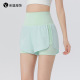 防走光显瘦拳击田径跑步瑜伽裤 女高腰透气健身裤 运动短裤 夏季