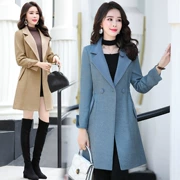 Mùa thu đông 2019 phiên bản mới của phụ nữ Hàn Quốc tự tu trong chiếc áo khoác len dài - Áo Hàn Quốc