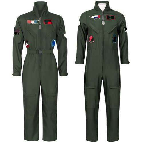 万圣节壮志凌云飞行员制服连体衣