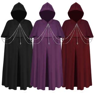 斩神守夜人cos披风套装 万圣节新款斗篷中世纪文艺复兴舞台演出服