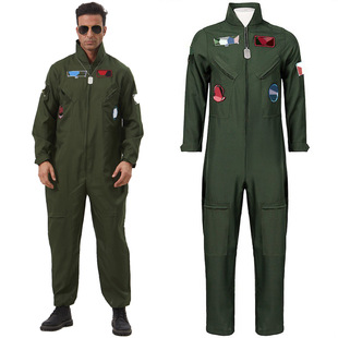 2025新款大男壮志凌云飞行员扮演套装跨境制服cosplay成人舞台装