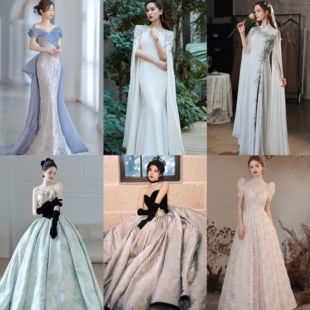 出租赁2024新款主持人礼服裙大合唱团宴会晚礼服钢琴演奏租借