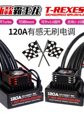 霸王龙120A有感无刷电调专业1/10漂移平跑电房拉力甩尾RC遥控车