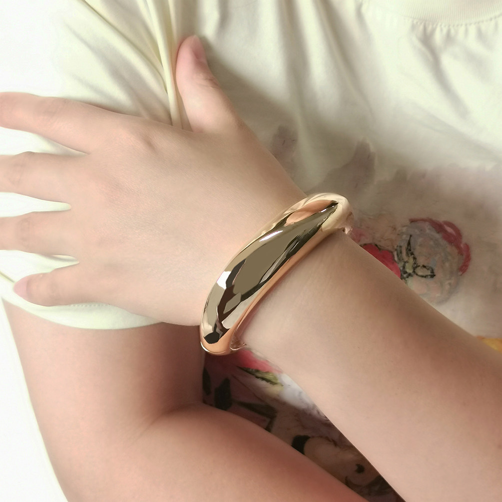 时尚百搭夸张金属手镯女