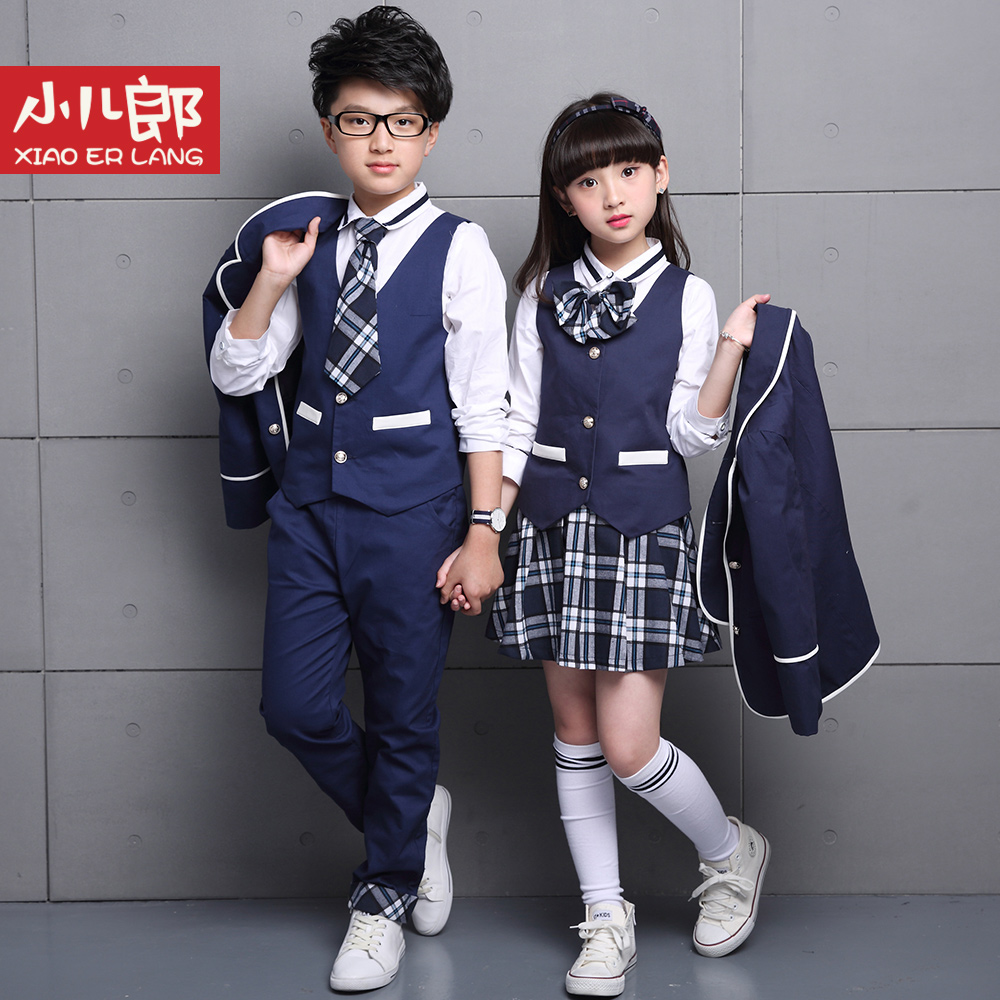 幼儿园园服春季校服小学生班服西装套装儿童裙子马甲男女童五件套|ruв категории Детская одежда, школьная форма/школьную форму настройки - от Buy2taobao.com для оказания профессиональной услуги покупки агента Taobao