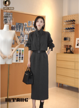 【自带腔调】MTANG蜜糖女士新款通勤舒适透气时尚连衣裙428