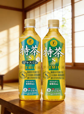 日本进口三得利特茶绿茶茉莉花茶