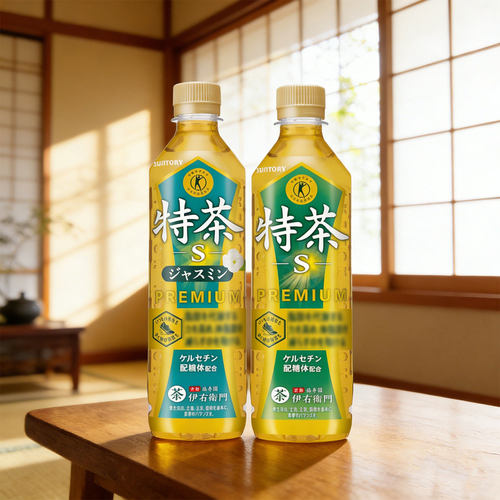 日本进口三得利特茶绿茶茉莉花茶