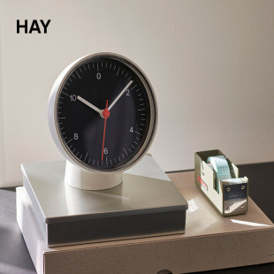 北欧风时钟钟表装 HAY Table Clock 简约家用桌面时钟 饰摆钟时尚