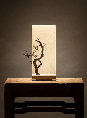 艾舍人XCELLENT台湾现代简约LED卧室客厅个性台灯SPRING PLUM画春