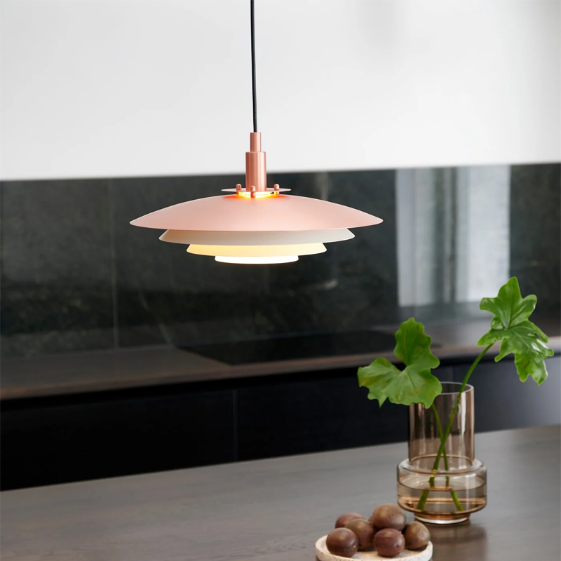 正品现货丹麦nordlux诺乐适Bretagne优雅金属餐厅吧台飞碟吊灯