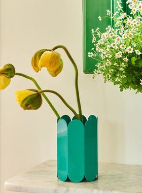 HAY ARCS 花瓶 多边形金属花瓶器皿 工艺摆件桌面装饰摆件花器