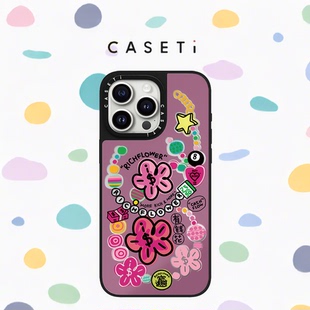 14防摔13全包12保护套MagSafe磁吸全包女款 C家CASETI联名有钱花适用苹果iPhone16promax手机壳15plus明星同款