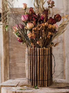 装饰木帘木卷木简茶席多功能壁挂摆件花艺搭配道具禅意