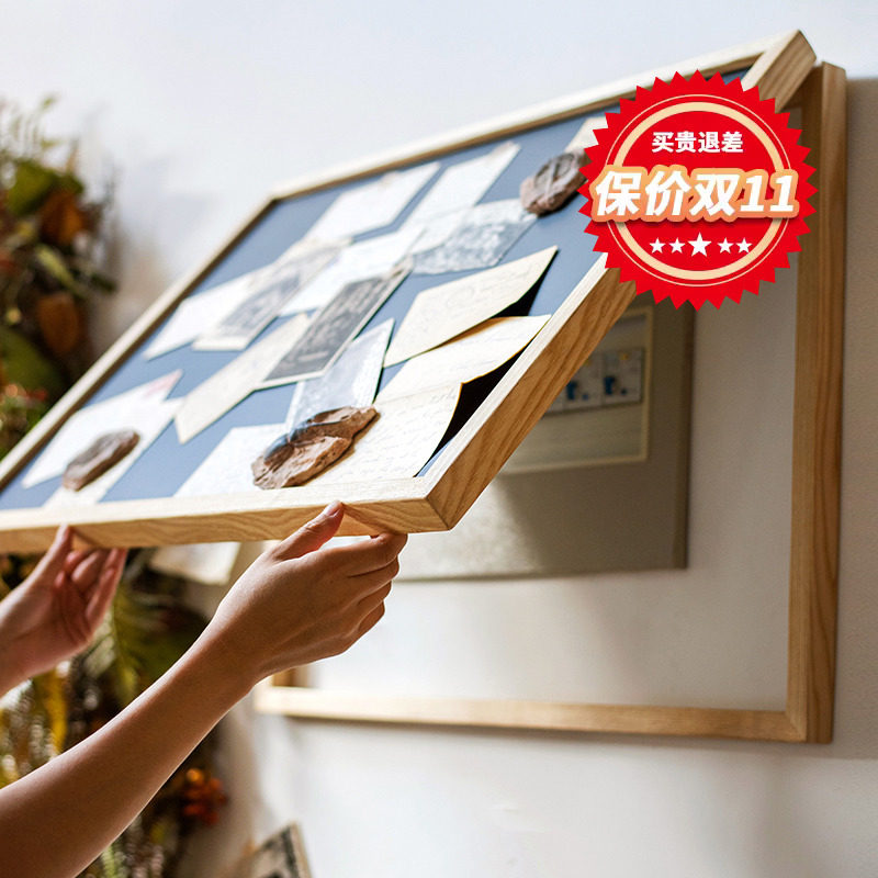 电表箱装饰黑板画轻奢留言板免打孔遮挡高端弱配电箱电源开关盒