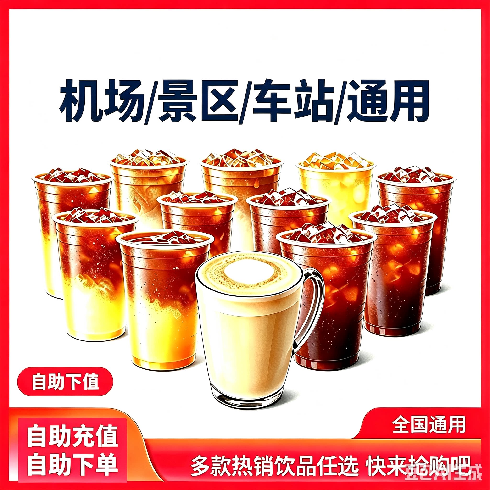 全国通用瑞咖啡coffee代下单优惠劵兑换码机场车站景区服务区通用图片