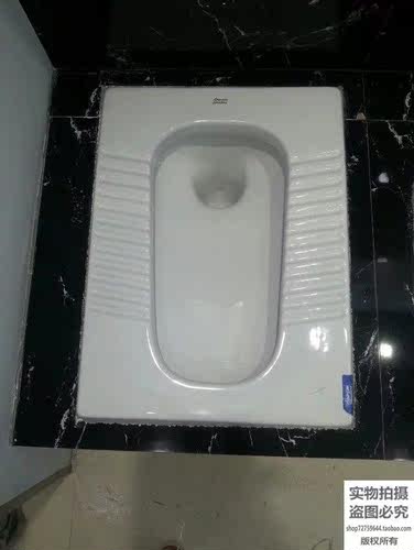 美标卫浴蹲便器CP-8006 带存水弯方形蹲厕陶瓷白色