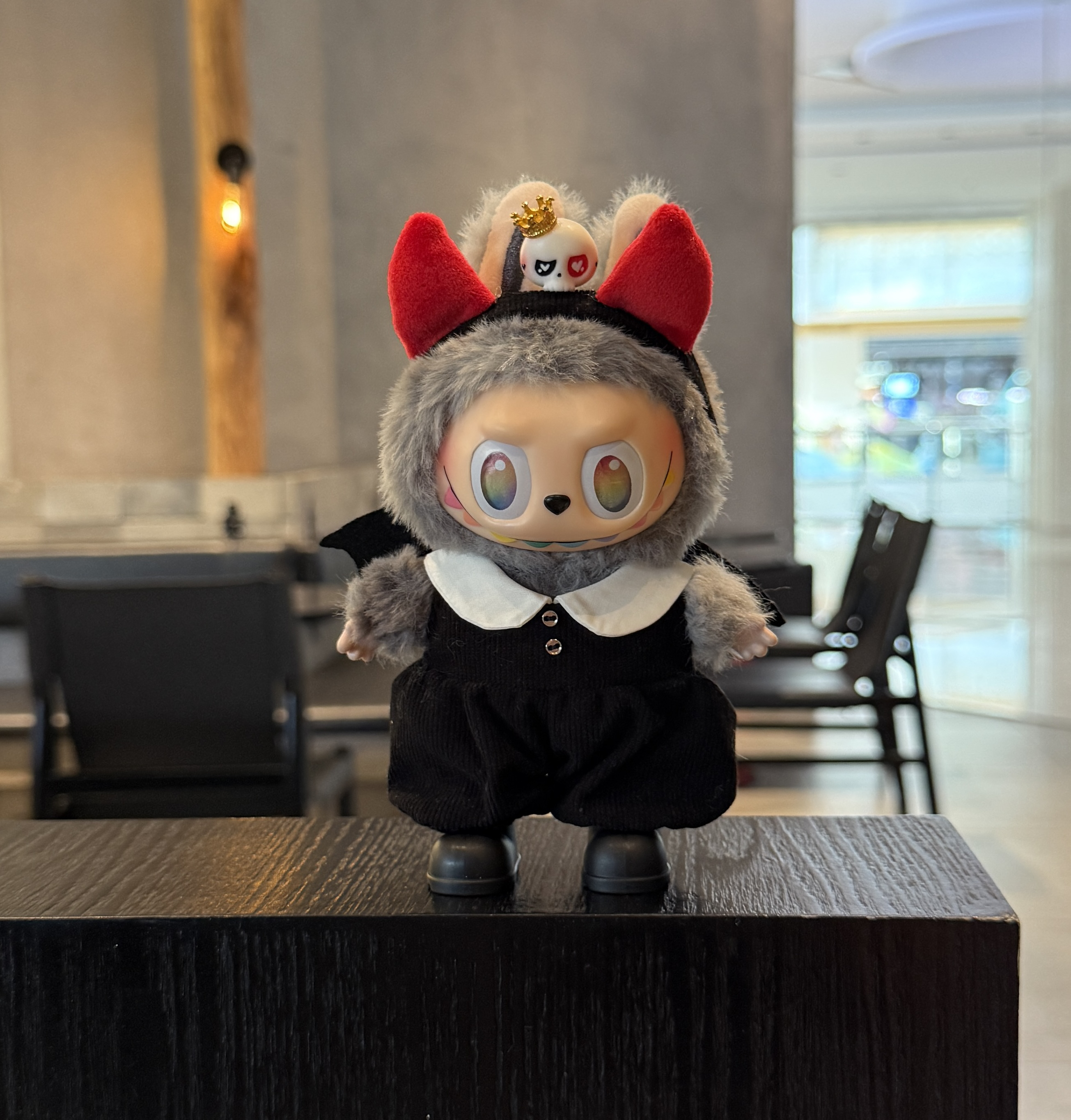 小恶魔娃衣17cm布布搪胶公仔挂件衣服饰套装翅膀背带裤发箍一套