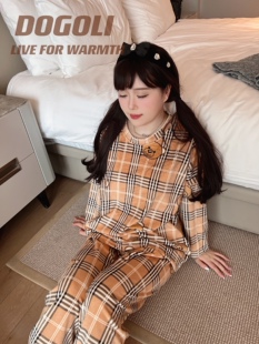 DOGOLI东嘉利韩国婴儿绒布袋暖暖家居睡衣套装 原88米 限时特价