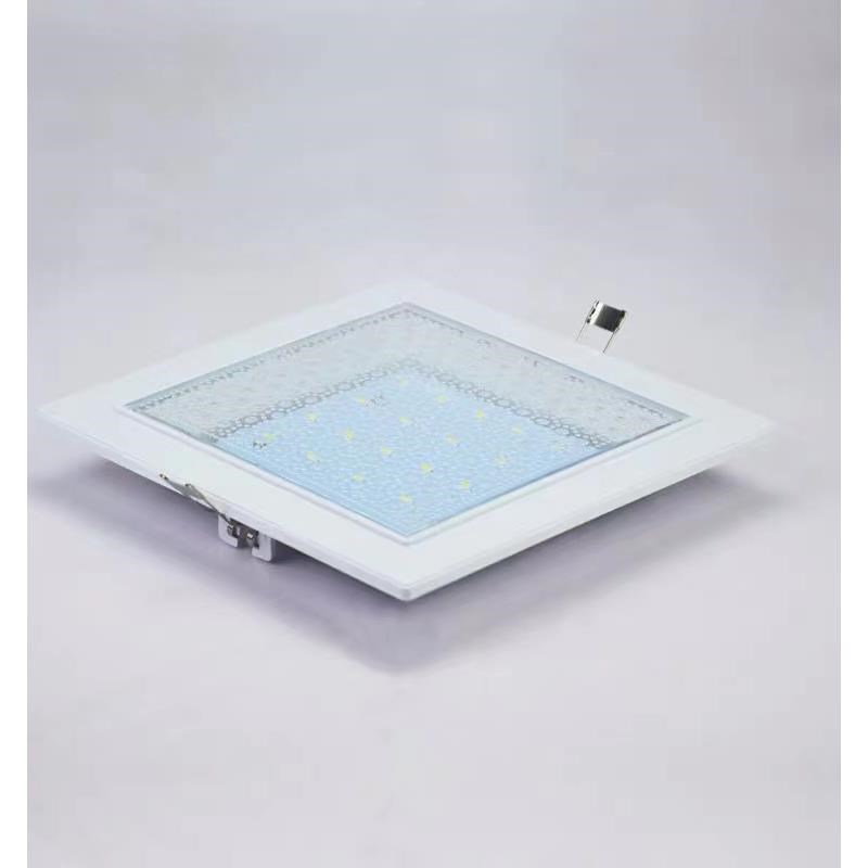 适用老式带卡簧卡扣厨卫灯u厕所厨房卫生间方形嵌入式吊顶天花板