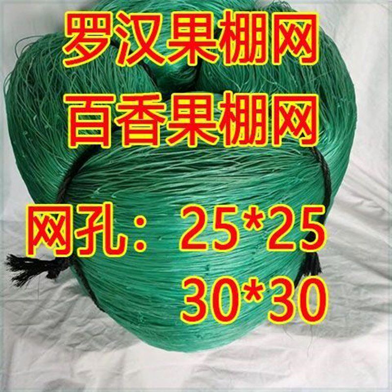 适用瓜棚网百香果l爬藤网罗汉果棚网种植瓜棚网瓜网爬藤搭架网格