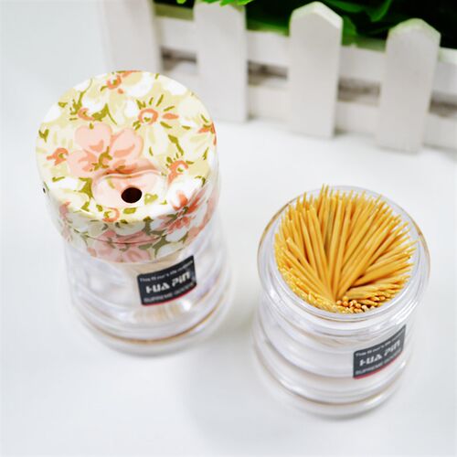 适用牙签筒创意可携式简约中式饭厅E家用客厅茶几迷你压克力精致