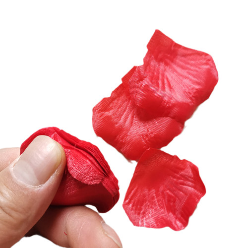 适用价结婚房求婚庆婚礼用品仿真玫瑰花瓣生日装饰X假花瓣手撒花