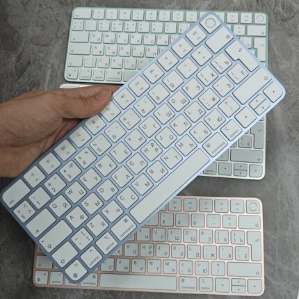 Apple/苹果Magic Keyboard 3代无线蓝牙俄文妙控键盘带ID指纹原装