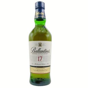 英国进口洋酒无盒 BALLANTINE’S 17百龄坛17年苏格兰威士忌700ml