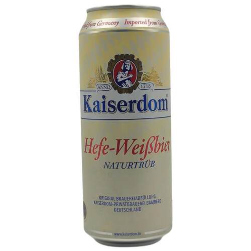 4罐装德国凯撒小麦白啤酒原装进口kaiserdom凯撒顿姆500ml