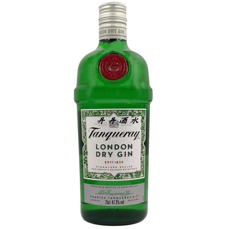 添加利金酒杜松子金酒汤力水调酒基酒TANQUERAY Gin 英国进口洋酒