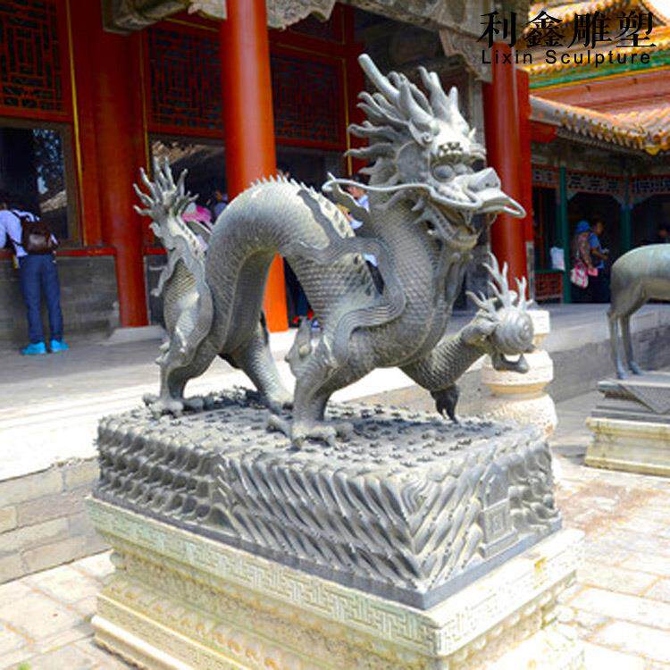 铜龙雕塑中国龙铜雕户外园林景观雕塑大型仿真神龙雕塑铸铜龙雕塑