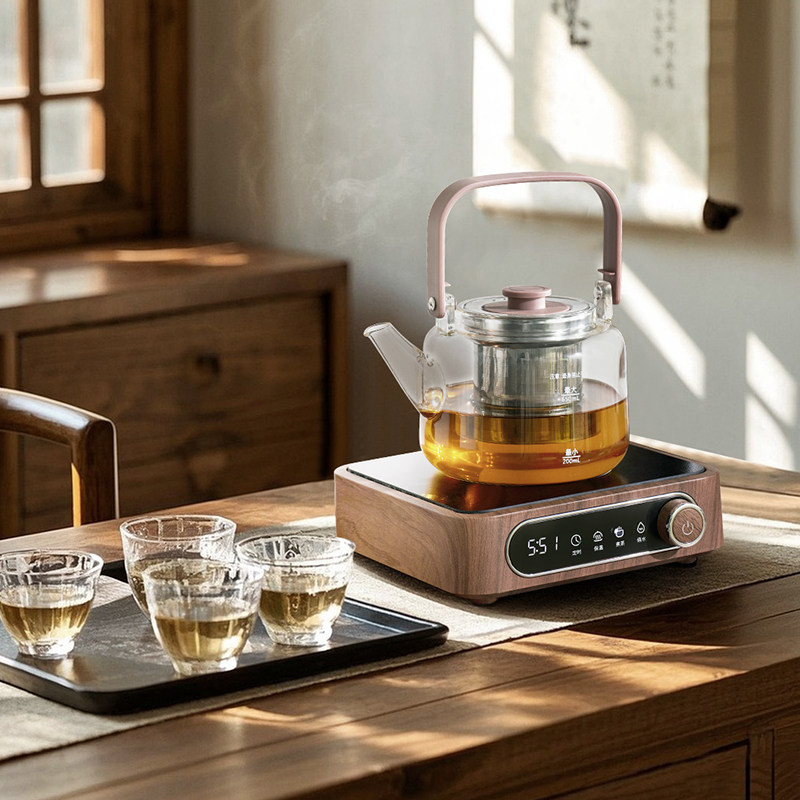 金正电陶炉煮茶器2025新款玻璃烧水泡茶迷你小型家用煮茶炉电热炉
