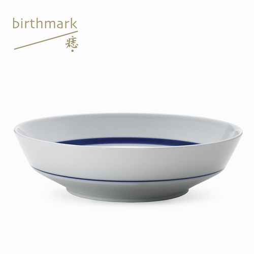 景德镇蓝边痣birthmark腰盘