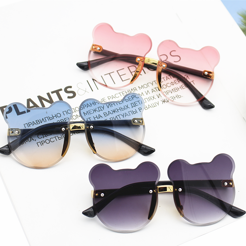 墨镜前卫风女童炫酷卡通太阳镜