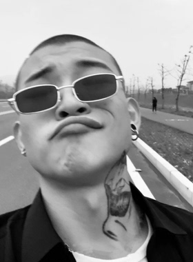 网红新腾攀娘同款眼镜长方形原宿