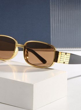 2025新款蹦迪复古圆框太阳镜女