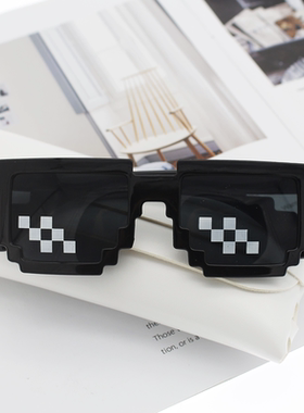 墨镜大佬社会人风马赛克眼镜网红