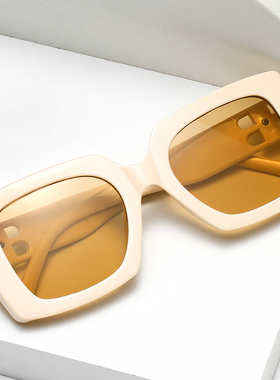 墨镜方形复古风大框太阳眼镜